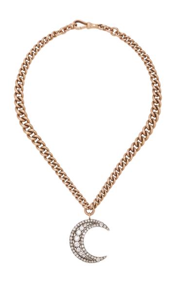 Toni + Chlo Goutal Peyton Rose Gold Diamond Necklace