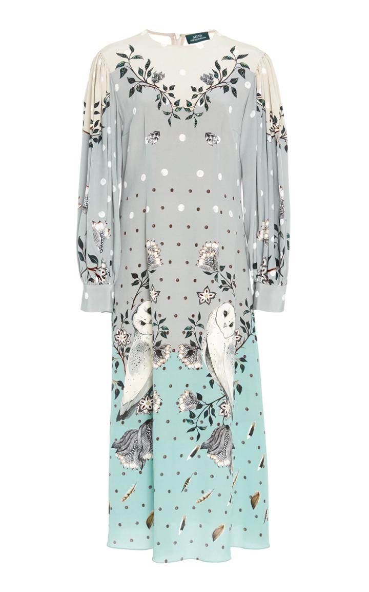 Alena Akhmadullina Silk Floral Dress