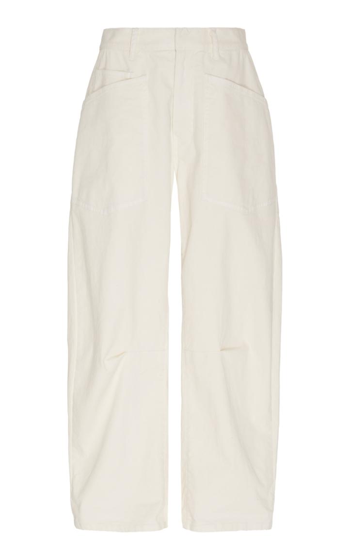 Nili Lotan Shon Cotton-blend Pants