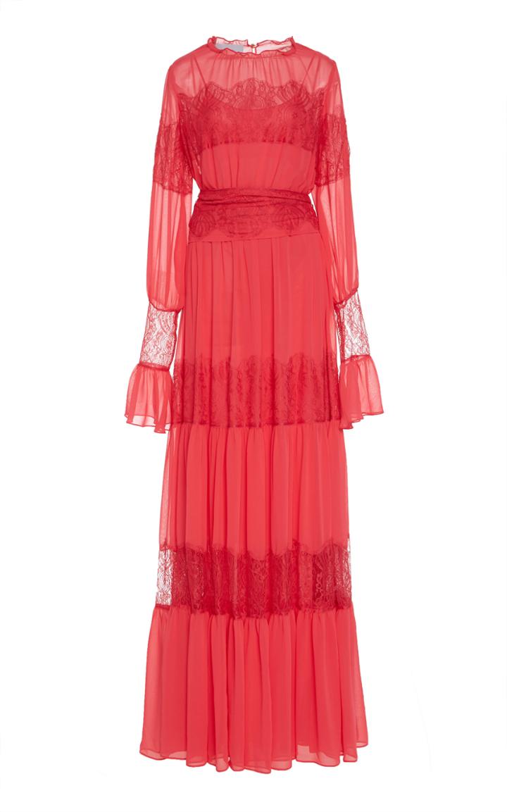 Luisa Beccaria Lace Trimmed Gown