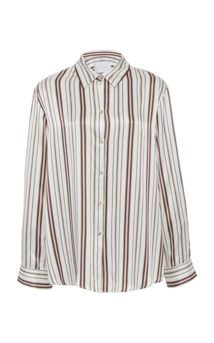 Asceno Striped Silk Shirt