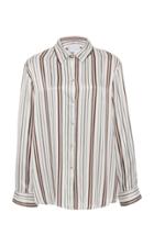Asceno Striped Silk Shirt