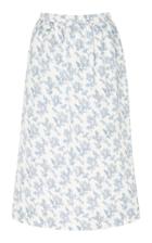 Brock Collection Floral-print Poplin Midi Skirt