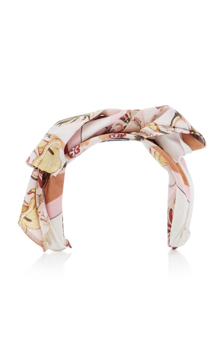 Albertus Swanepoel Theda Wrapped Cotton Headband
