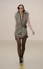 Mach & Mach Silver Sparkling Batrice Dress