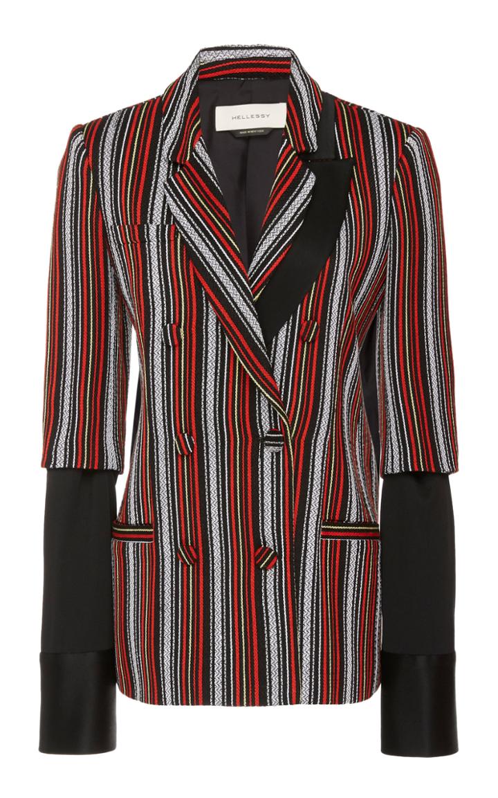 Hellessy Santos Striped Jacquard Jacket