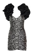Moda Operandi Alessandra Rich Leopard Lurex Jacquard Dress Size: 36