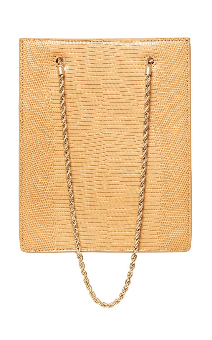 Moda Operandi Loeffler Randall Antoinette Lizard-effect Leather Shopper Top Handle