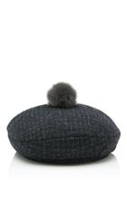 Maison Michel Billy Beret With Pom