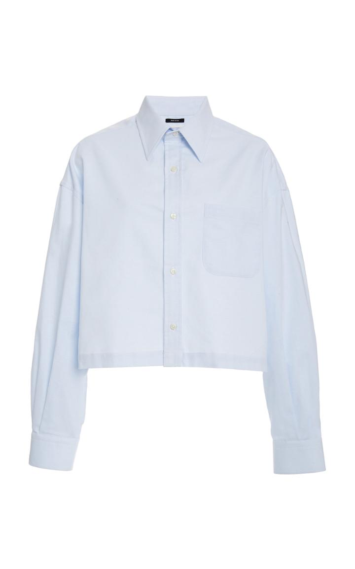 R13 Cropped Button-down Shirt