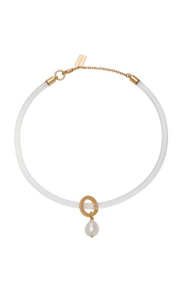 Lady Grey Drift Faux Pearl Necklace