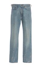Mira Mikati Silver Glitter Denim Trouser