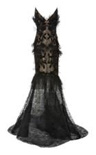 Moda Operandi Pamella Roland Strapless Chantilly Lace Dress Size: 2