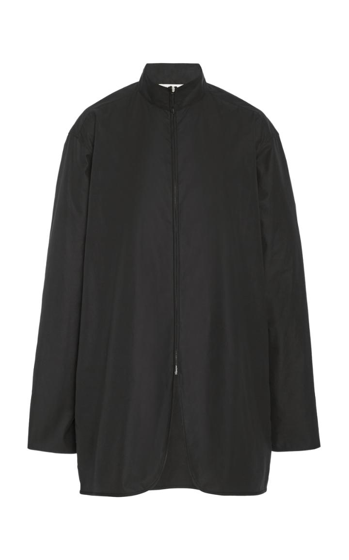 Moda Operandi The Row Zana Cotton Zip-front Shirt Size: S