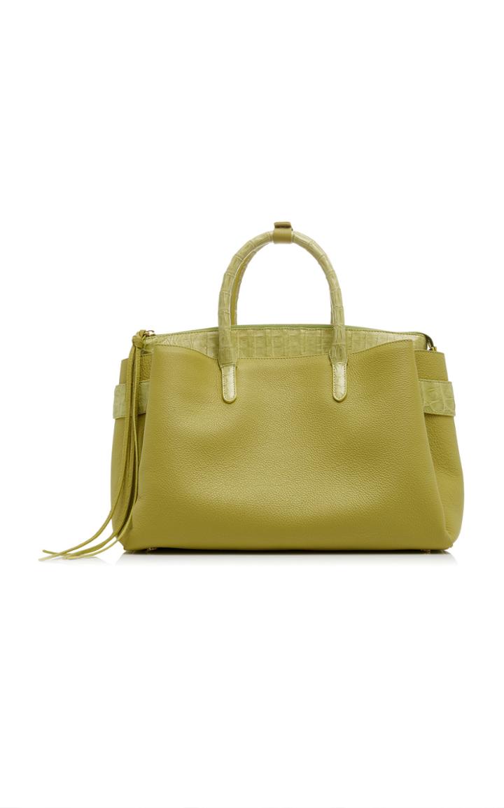 Nancy Gonzalez Crocodile And Leather Tote