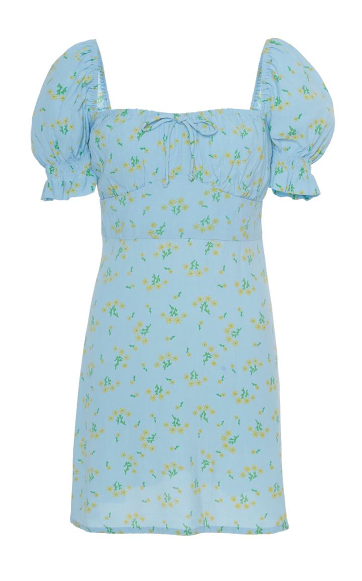 Faithfull The Brand Iris Floral-pritnt Mini Dress