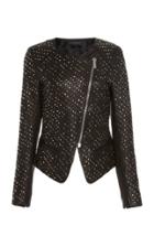 Nour Hammour Celine Micro Studded Leather Jacket