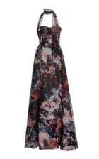 Moda Operandi Burnett New York Floral-printed Georgette Gown