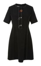 Marni Double Face Crepe Short Sleeve Dress