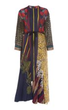 Biyan Atienne Floral Cotton-blend A-line Dress