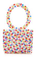 Susan Alexandra Exclusive Rainbow Mini Beaded Bag