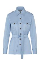 Moda Operandi Giuliva Heritage The Cotton-linen Blend Aurora Shirt