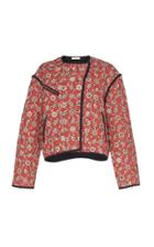 Isabel Marant Toile Manae Printed Quilted Linen Jacket