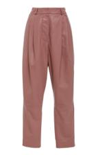 Zimmermann Tempest Leather Tuck Pant