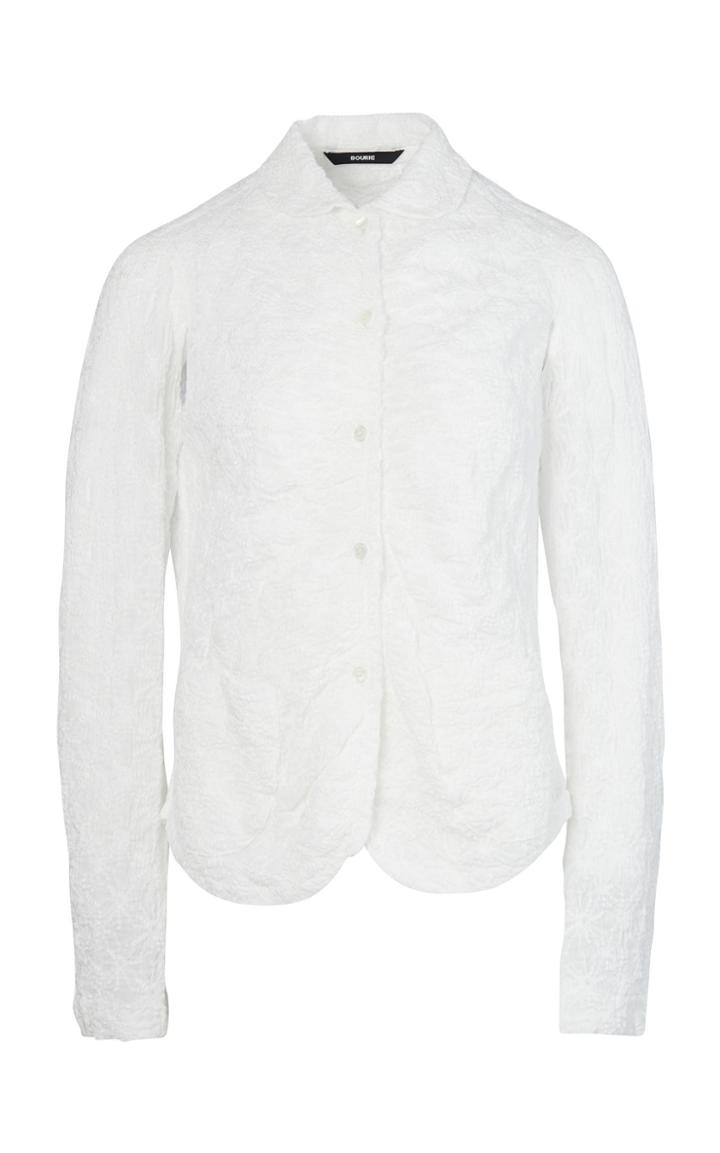 Moda Operandi Bourie Embroidary Shirring Front Shirt-jacket Size: 36