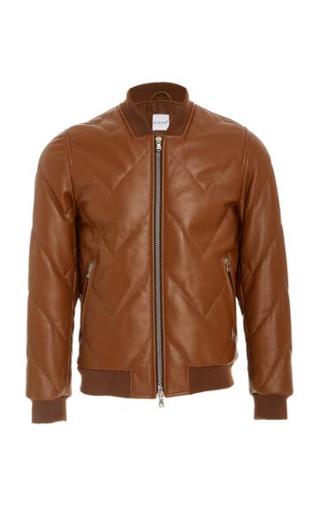 Eidos Channel Leather Bomber
