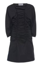 Moda Operandi Molly Goddard Vita Ruched Cotton Mini Dress Size: 6