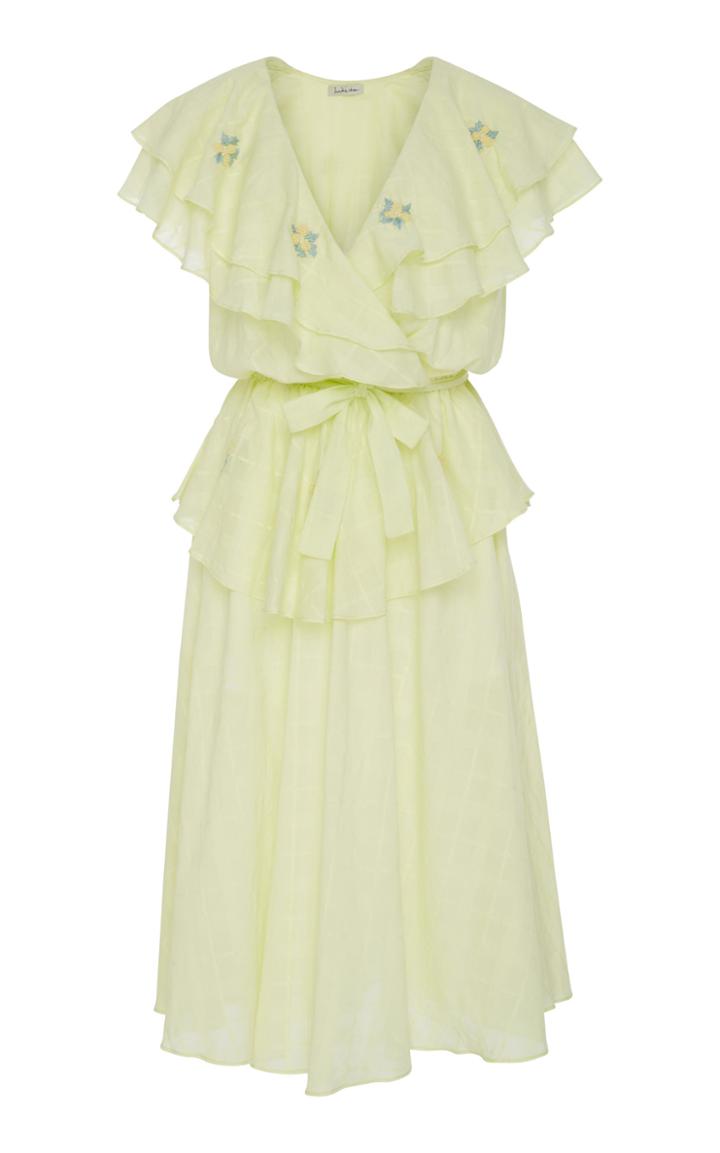 Innika Choo Pi Frlunche Cotton Wrap Dress