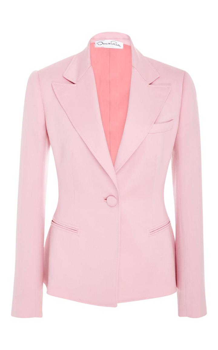 Oscar De La Renta Notch Collar Jacket