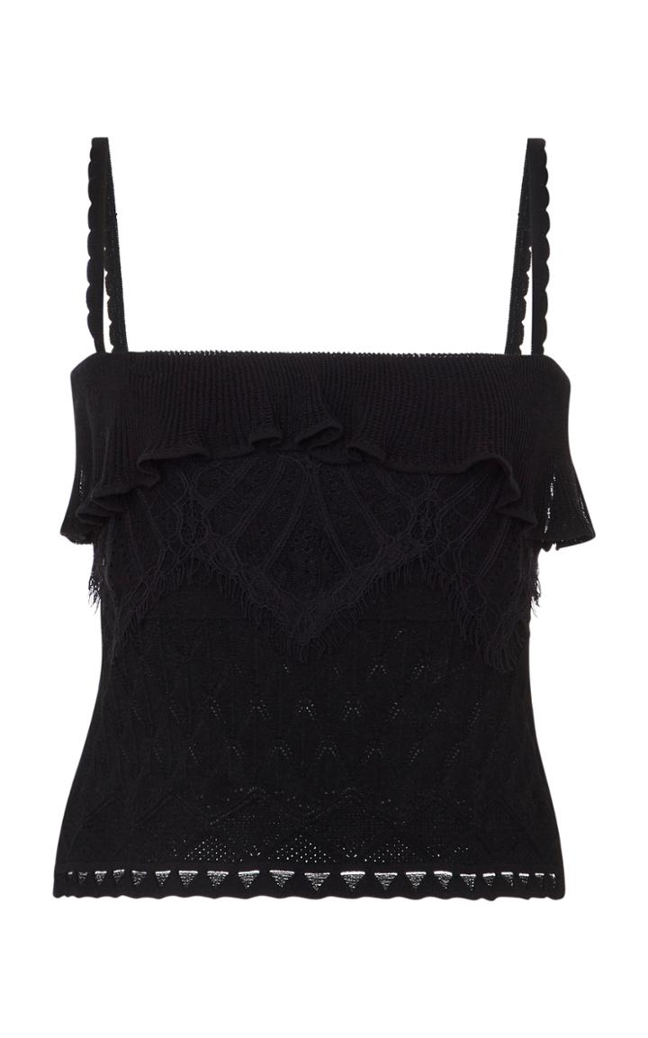 Brock Collection Kalena Lace Knit Top