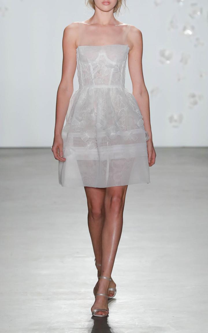 Mira Zwillinger Polly Strapless Mini Dress