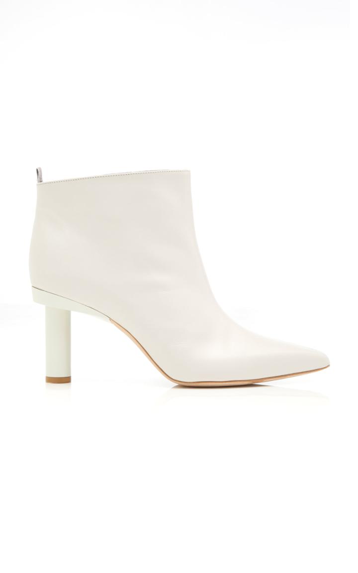 Tibi Theo Leather Ankle Boots