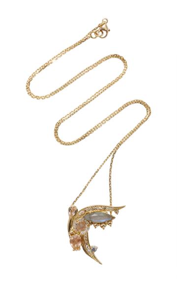 Anna Sheffield Butterfly Pendant Necklace