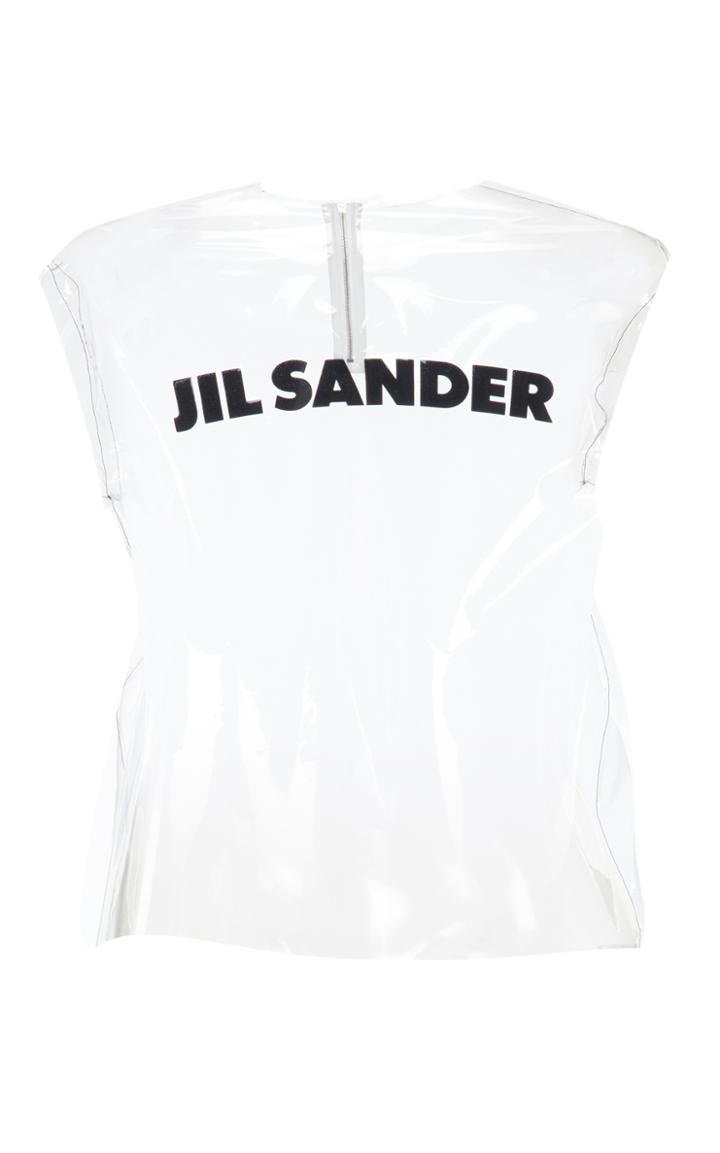 Jil Sander Faggio Sleeveless Clear Top