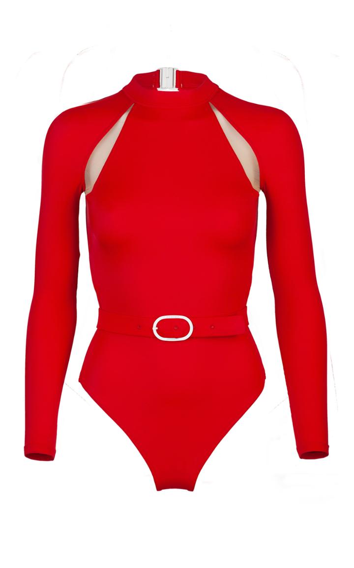 Moda Operandi Medina Swimwear Tide Long Sleeve Swimsuit