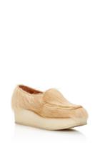 Tomas Maier Cow Hide Platform Moccasin