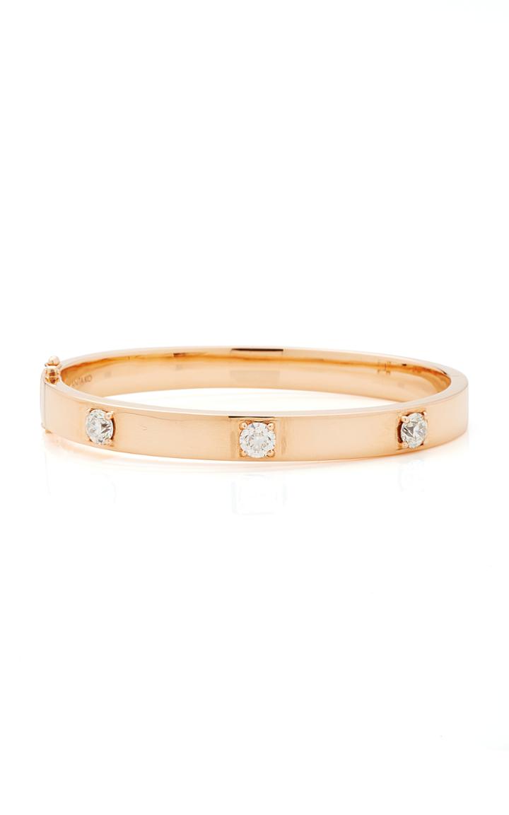 Moda Operandi Anita Ko Oval Bracelet With 3 Round Diamonds