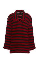 Moda Operandi Alanui Striped Crochet-knit Wool Sweater