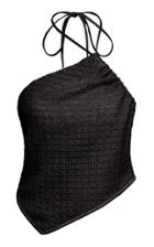 Moda Operandi Nanushka Sky Halter Knit Tank Top Size: Xs