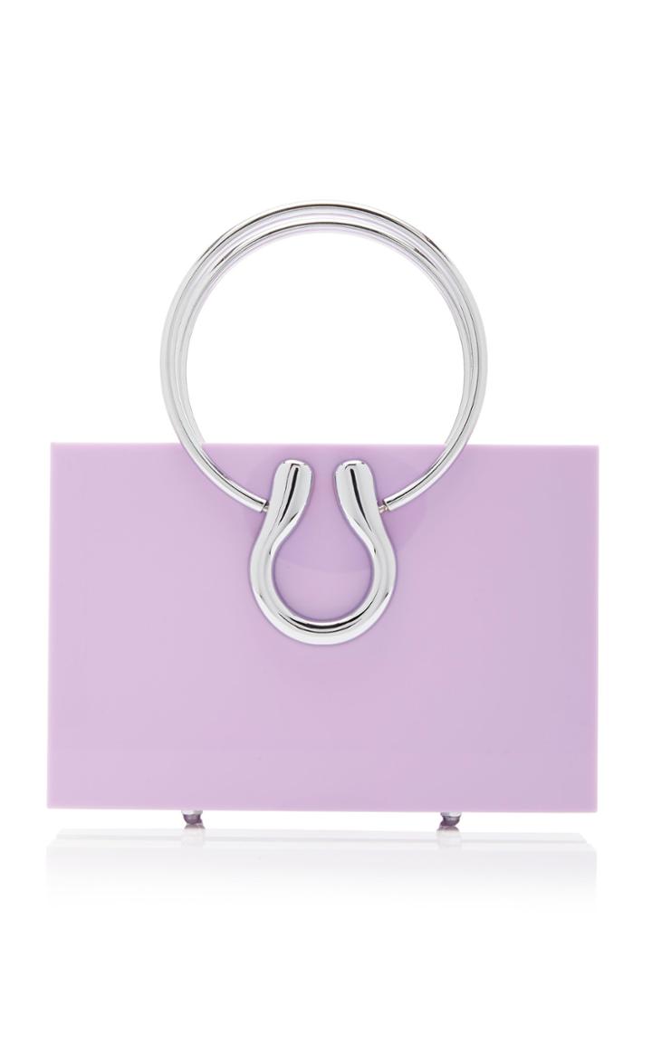 L'afshar Lilac Mir Acrylic Bag