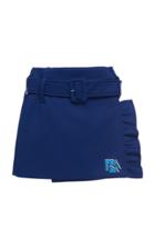 Prada Belted Ruffle Stretch-jersey Mini Skirt Size: 40