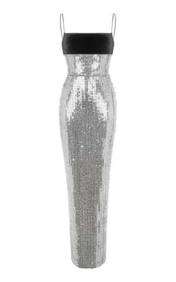 Rasario Sequin Column Dress