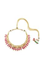 Sanjay Kasliwal Raj 22k Gold Pearl And Diamond Necklace