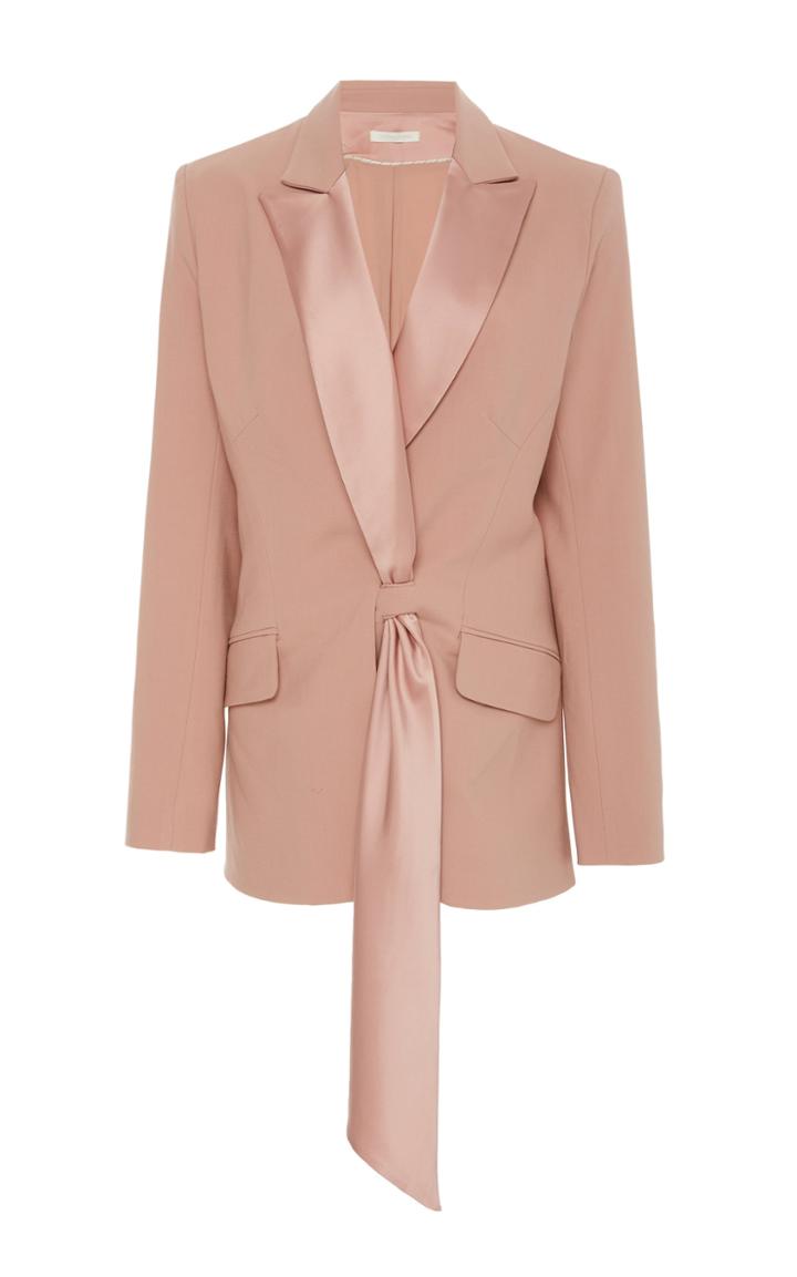 Jonathan Simkhai Satin Combo Jacket