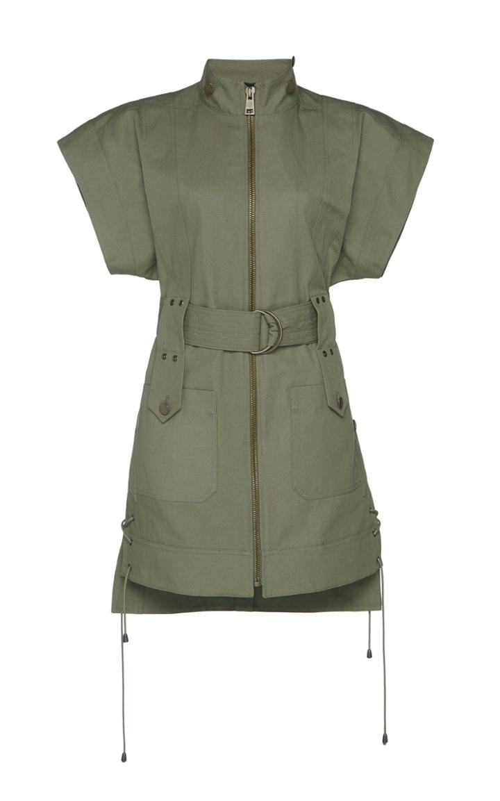 Dundas Cotton Mini Dress With Belt