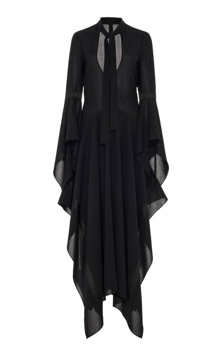 Jw Anderson Draped Georgette Dress